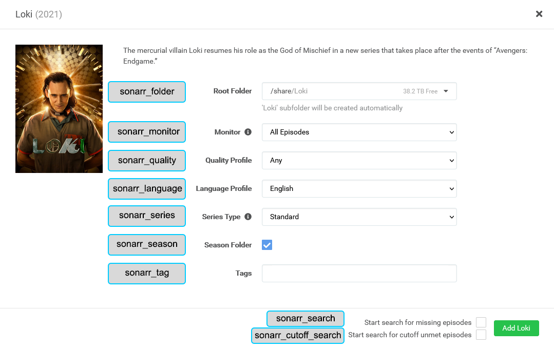 Sonarr Details