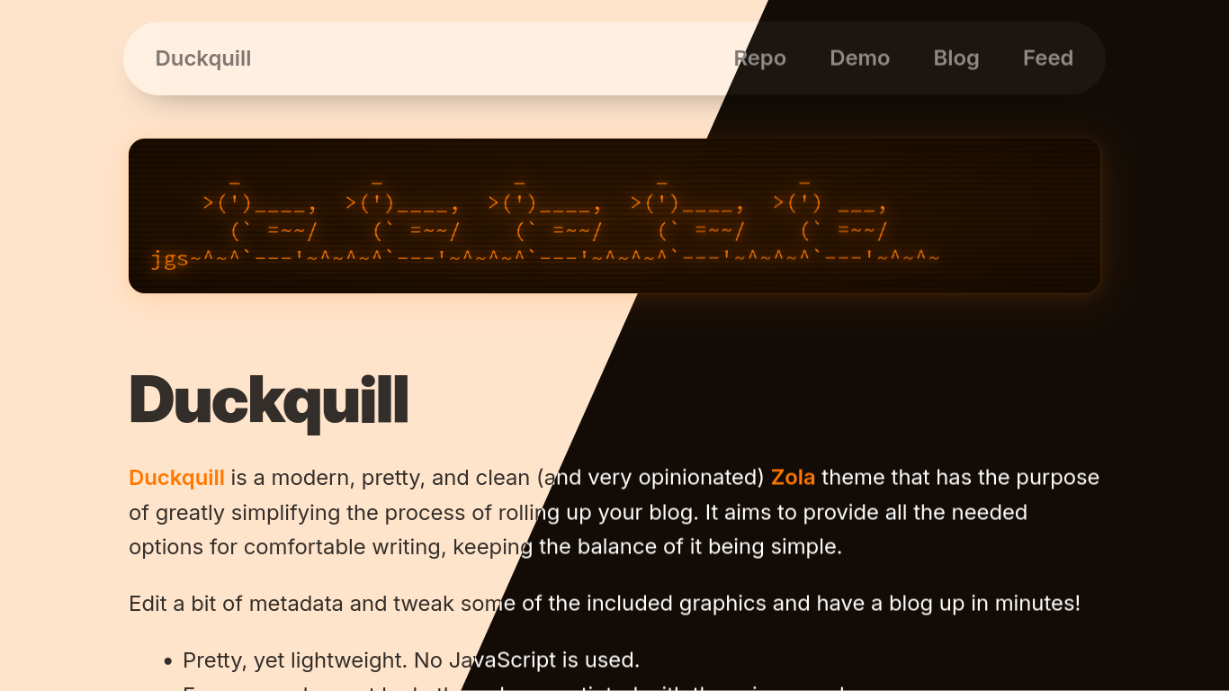 Duckquill screenshot